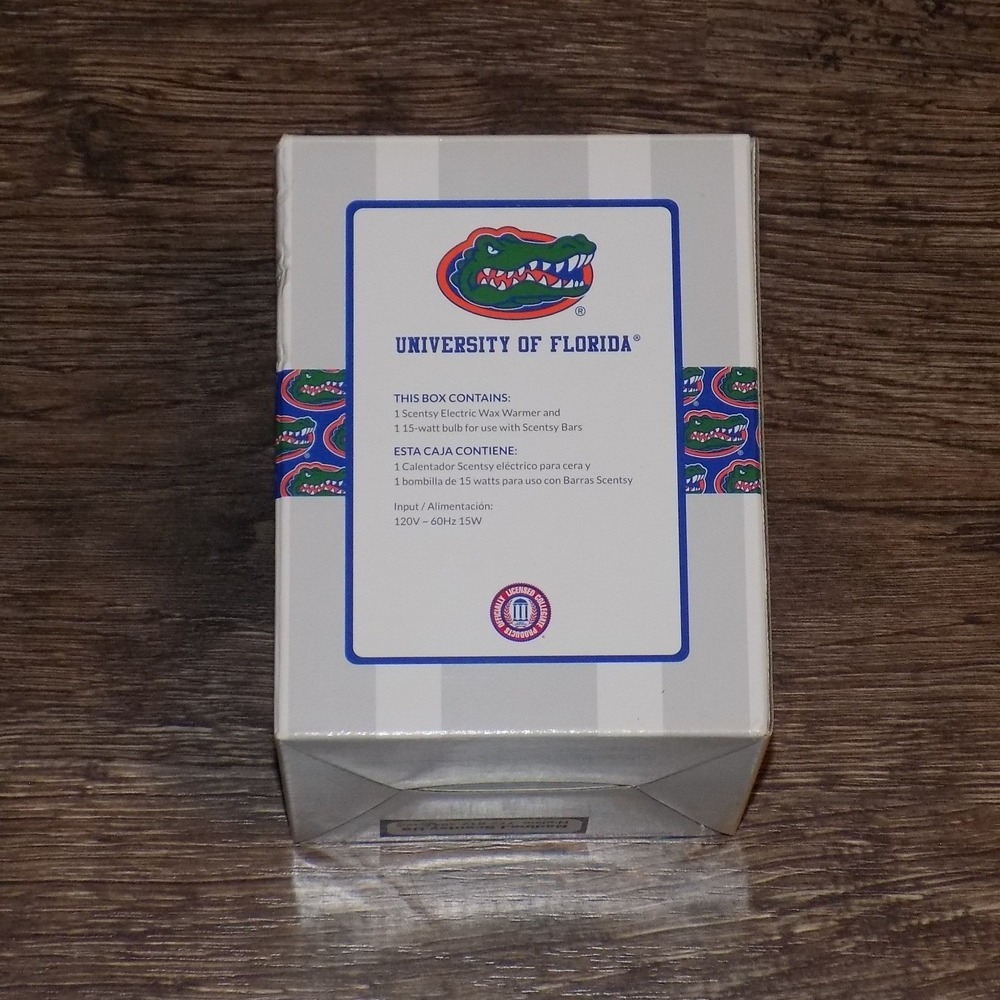 Scentsy University of Florida Gators Electric Wax Warmer and Bulb Set - Picture 4 of 4